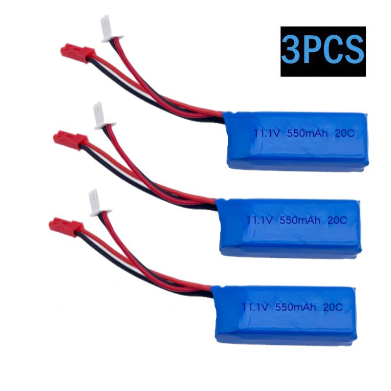 Shelly Plug - 3PCS 20C 3S 11.1V 550mAh RC