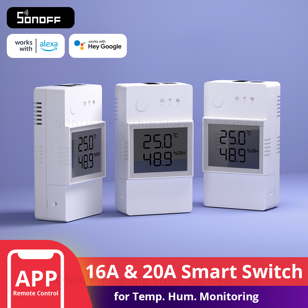 Sonoff - 3PCS SONOFF TH Elite 16A/20A WiFi