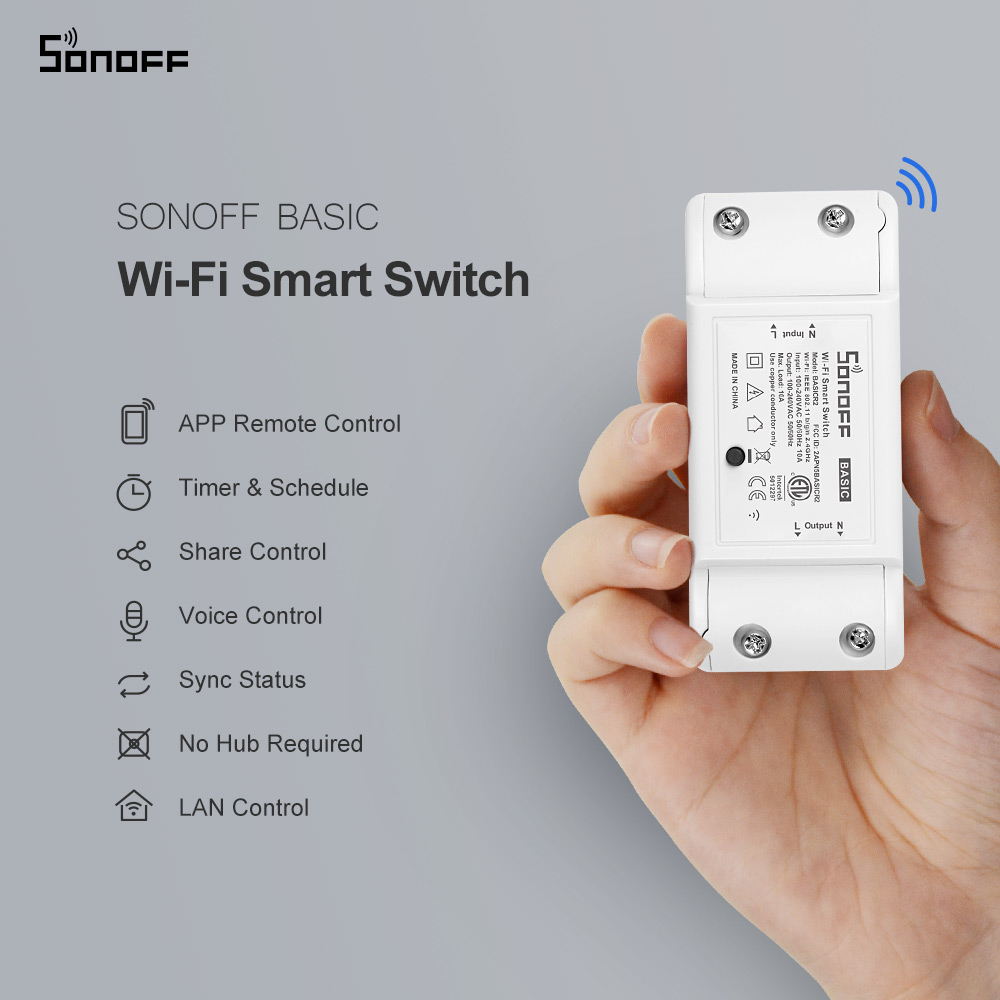 Itead SONOFF Basic R2 Mini DIY - Sonoff Basic recension och pris