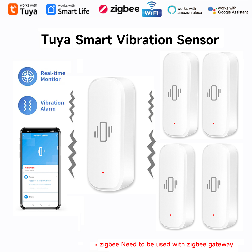 Tuya WiFi Zigbee Smart Vibrati - Home Assistant Tuya recension och pris