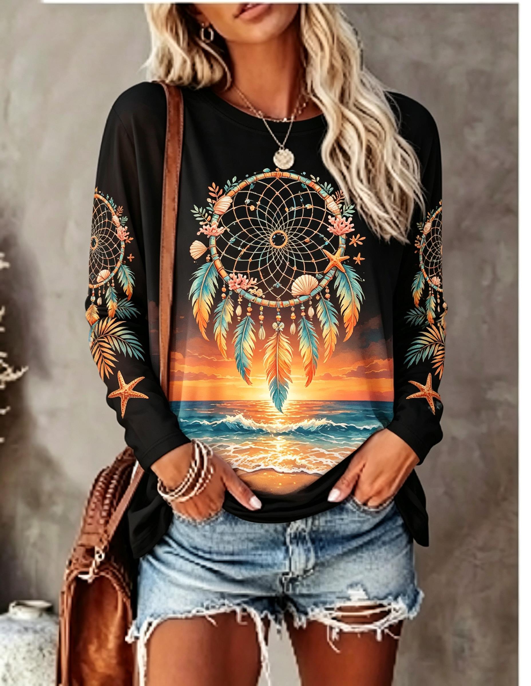 Women's Crew Neck Long Sleeve  - Shelly recension och pris