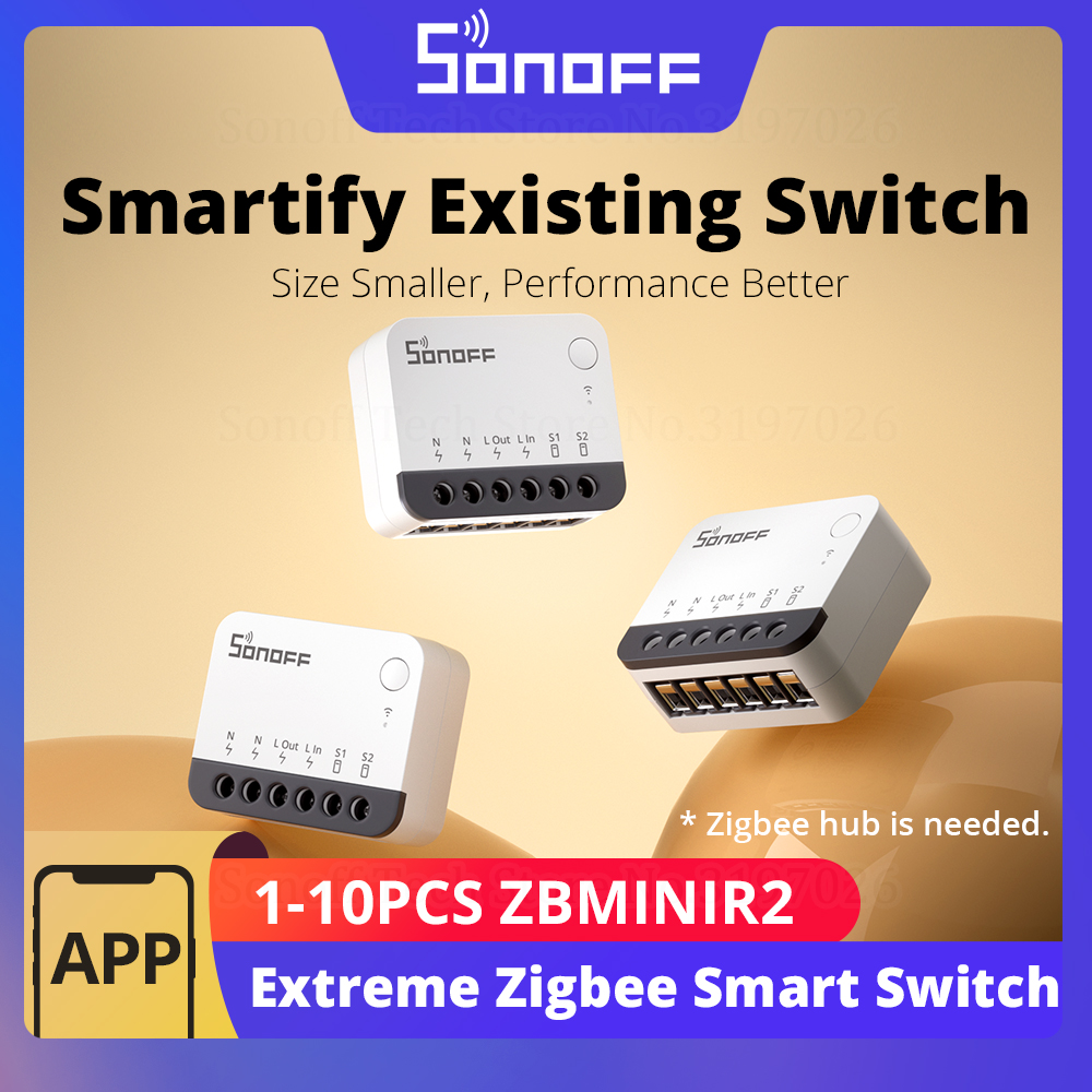 SONOFF ZBMINIR2 Zigbee Smart S - Sonoff Basic recension och pris