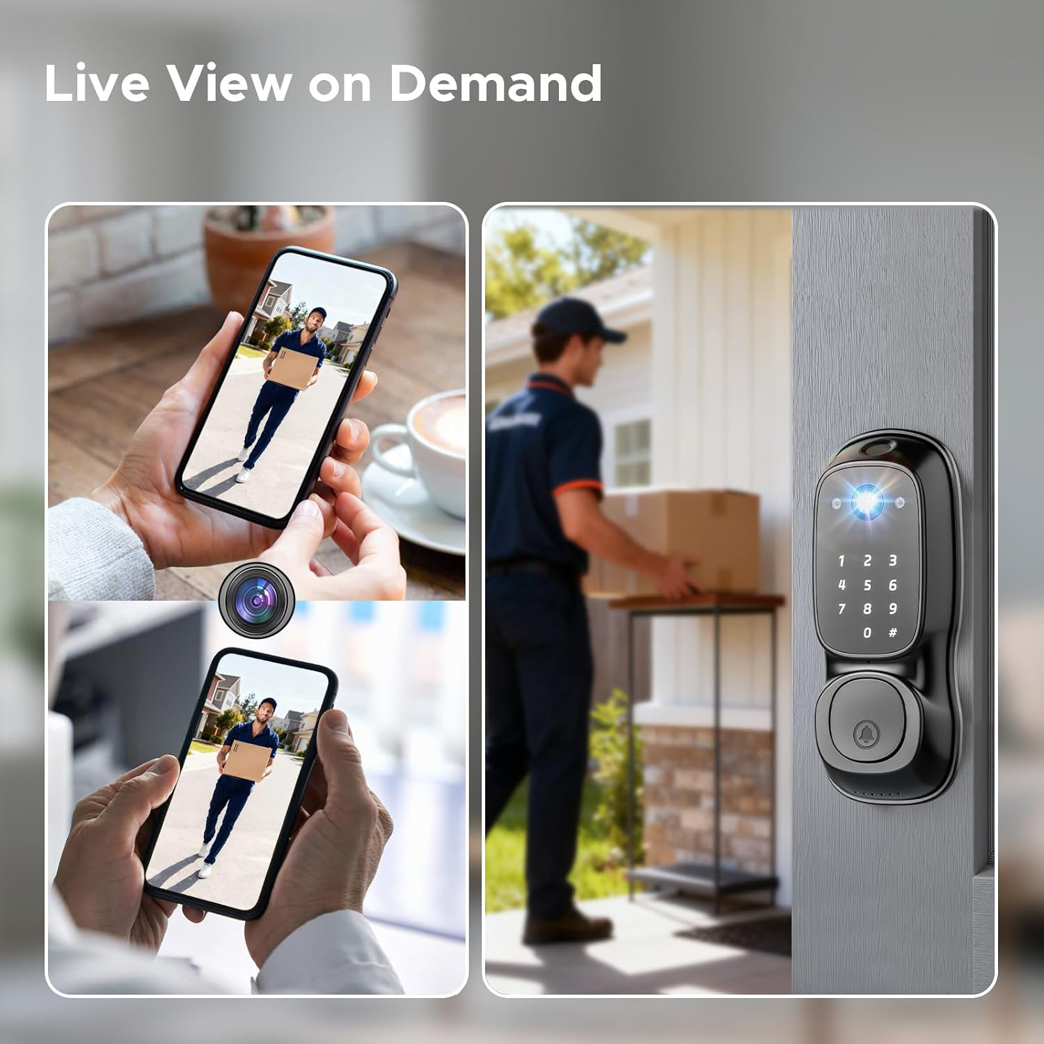 Tuya Wifi Smart Door Lock ‎Cam - Tuya Smart recension och pris