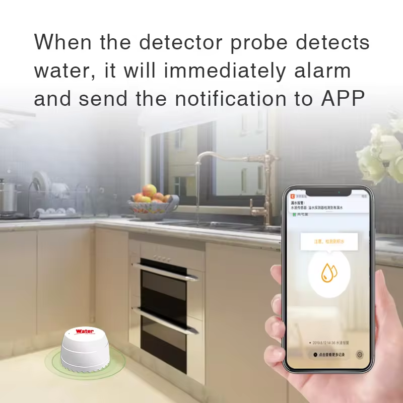 Tuya WiFi Water Leak Detector  - Home Assistant Tuya recension och pris