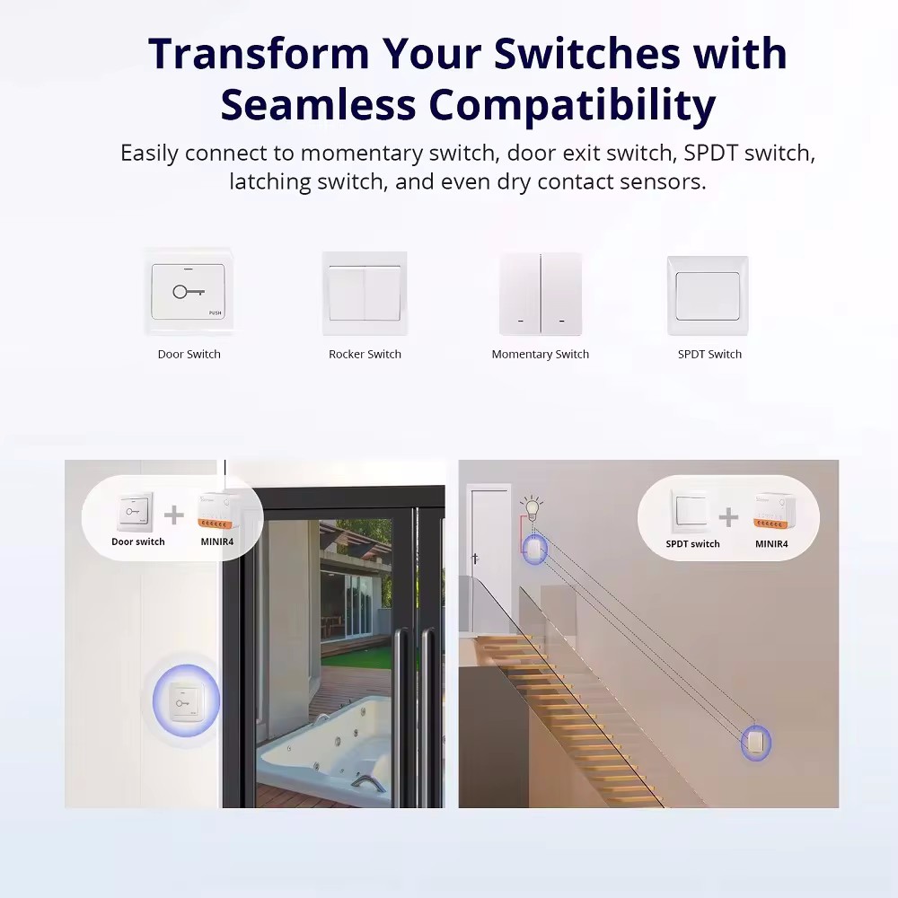 SONOFF Mini R4 Wifi Switch Mod - Sonoff Mini R4 recension och pris