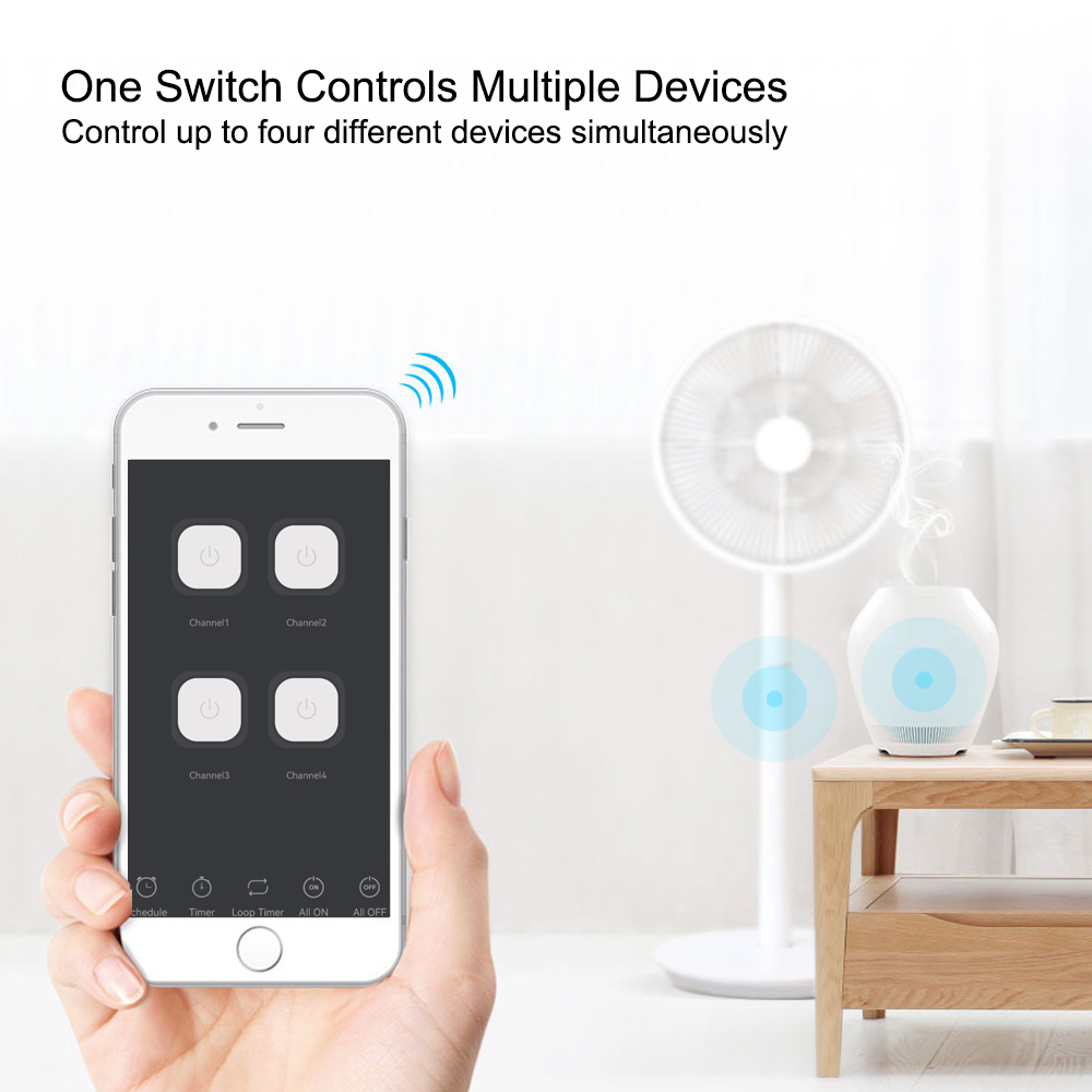 Smart Tuya Switch 4CH Relay Mo - Tuya 4 Channel recension och pris