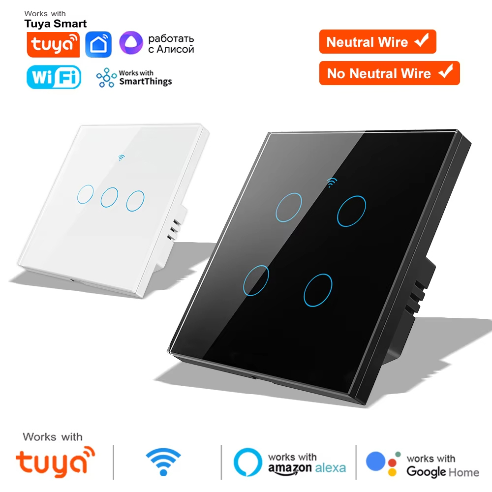 WiFi RF 433mhz Touch Wall Ligh - Smart Relay Tuya recension och pris
