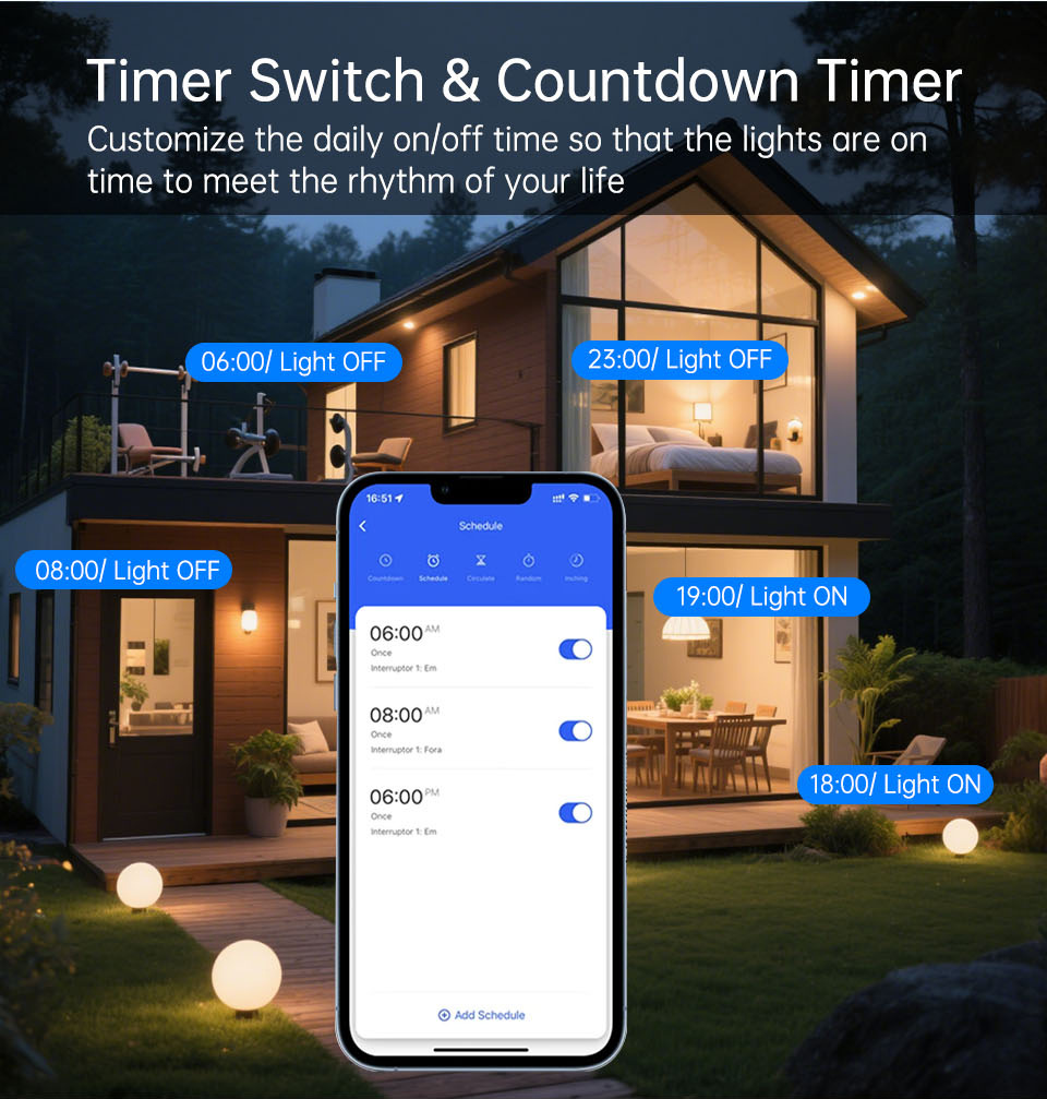 WiFi RF 433mhz Touch Wall Ligh - Smart Relay Tuya recension och pris