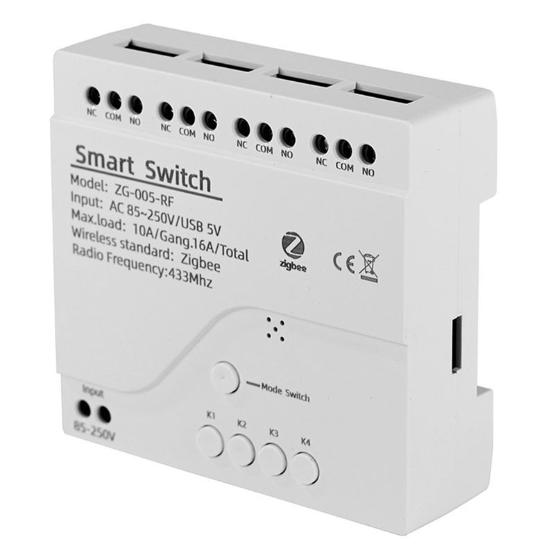 [NEWA08R】 4 Channels Tuya Zigb - Smart Relay Tuya recension och pris