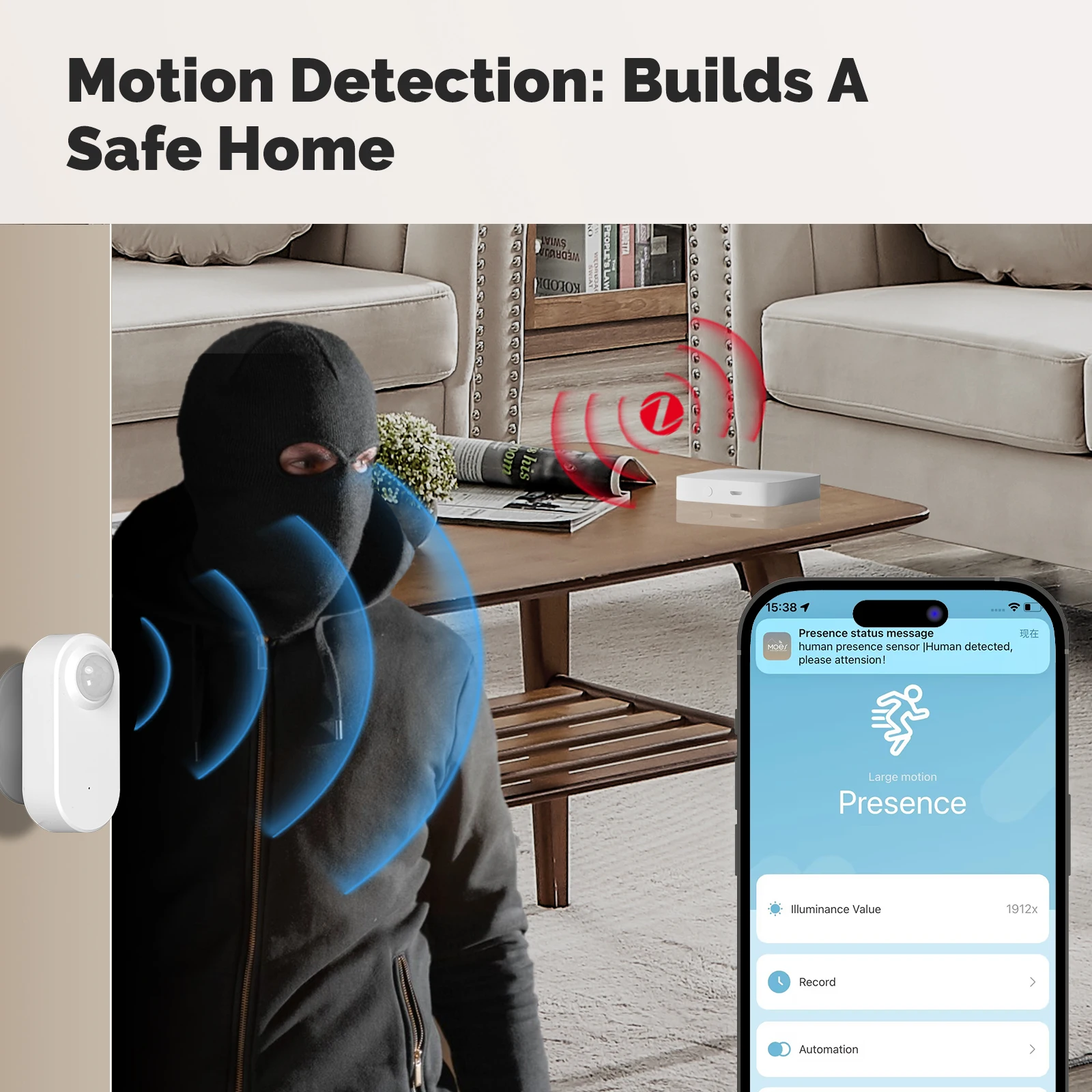 MOES Tuya ZigBee Human Presenc - Tasmota recension och pris