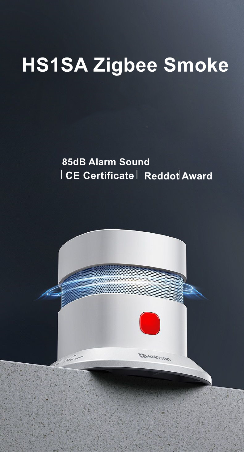 Tuya Smart Zigbee Smoke Detect - Home Assistant Tuya recension och pris