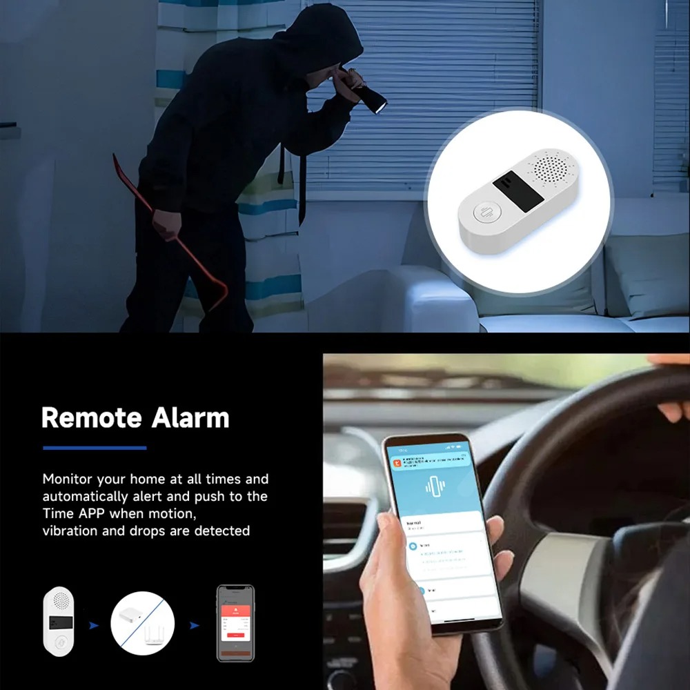 Tuya WiFi Vibration Sensor - 1 - Home Assistant Tuya recension och pris