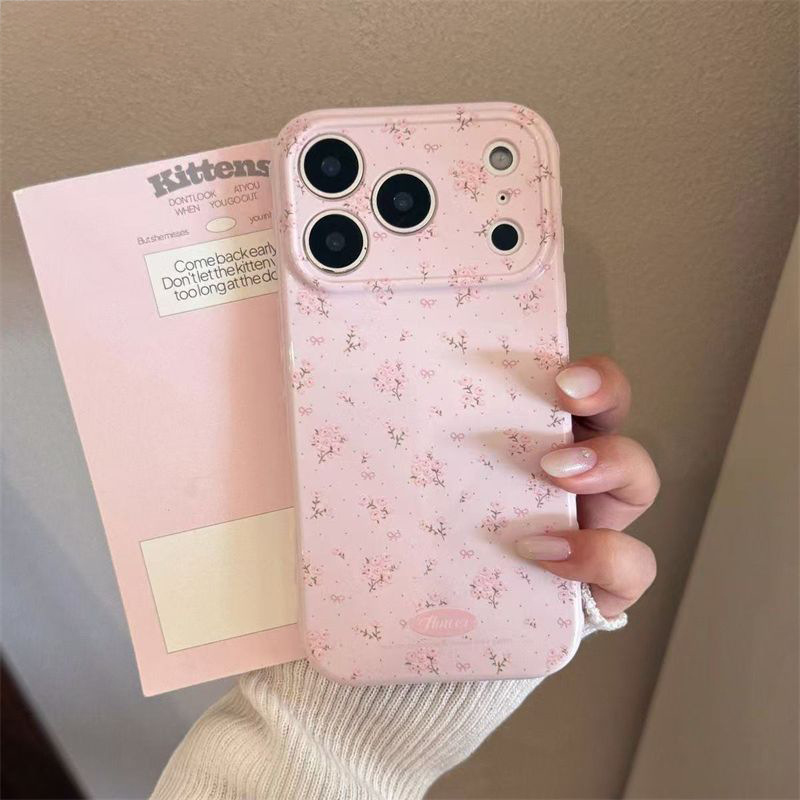 insWind pink floral bow phone  - Shelly recension och pris