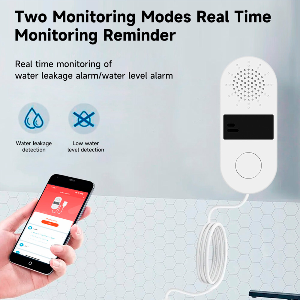 Tuya Wifi Water Leak Detector  - Home Assistant Tuya recension och pris