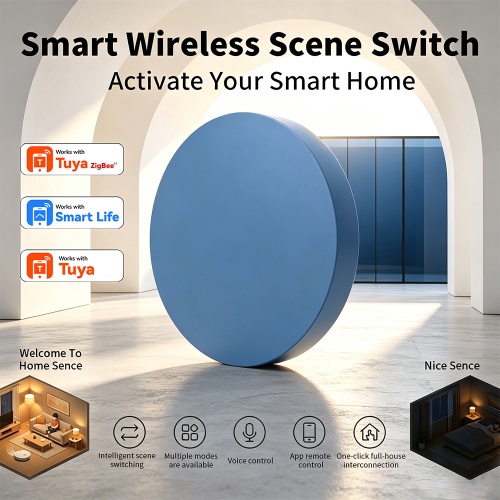 Zigbee Smart Scene Push Button - Smart Relay Tuya recension och pris