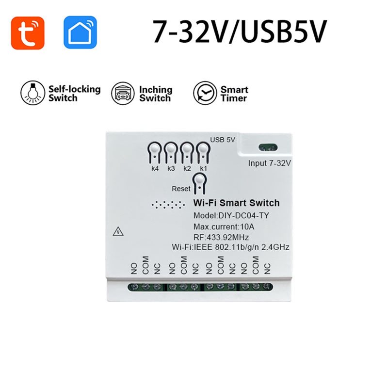 Reliable-Tuya Wifi 4 Channel S - Tuya 4 Channel recension och pris