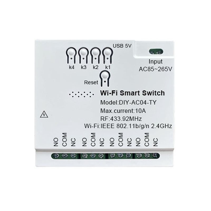 Reliable-Tuya Wifi 4 Channel S - Tuya 4 Channel recension och pris