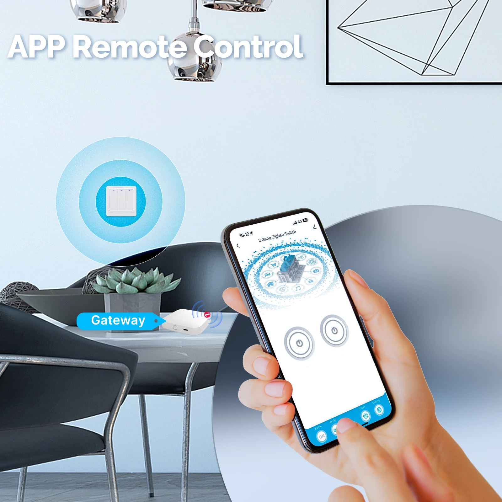 MOES ZigBee Smart Light Switch - Smart Relay Tuya recension och pris