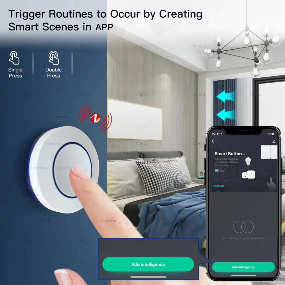 Tuya Zigbee Switch Push Scene  - Sonoff Basic recension och pris