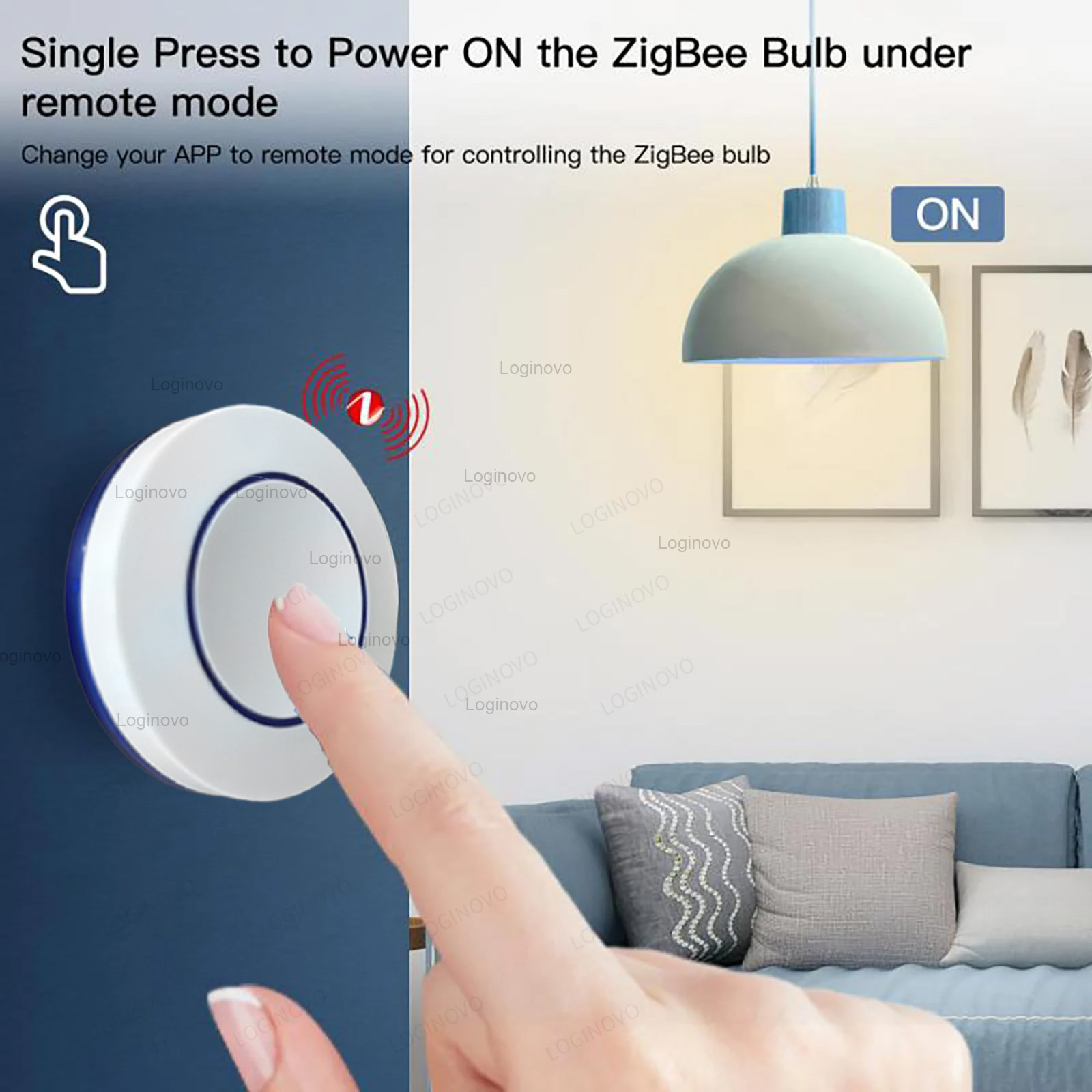 Tuya Zigbee Switch Push Scene  - Sonoff Basic recension och pris